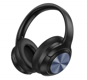 Hoco W54 bluetooth fejhallgat&oacute; SZTEREO (v5.4, akt&iacute;v zajszűrő, 3.5mm jack aljzat) FEKETE (W54_B)