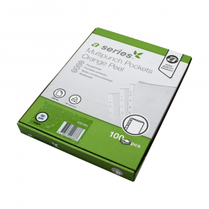 A-series Genotherm lefűzhető, A4, 80 micron narancsos 100 db/doboz,  (56027)