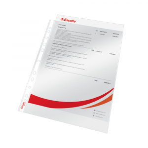 Esselte Genotherm lefűzhető A4, 75 micron v&iacute;ztiszta  Luxus 100 db/csom (56113)