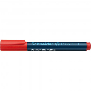 SCHNEIDER Alkoholos marker 1-4mm, v&aacute;gott v&eacute;gű  Maxx 133 piros (20159 - 02)