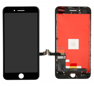 Utángyártott iPhone 8 Plus kompatibilis LCD kijelző érintőpanellel, OEM jellegű, fekete, Grade R