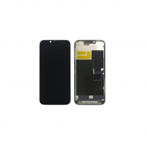 Utángyártott iPhone 13 Pro kompatibilis LCD kijelző érintőpanellel, OEM jellegű, fekete, Grade S+