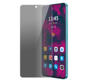 ENKAY ANTI-SPY k&eacute;pernyőv&eacute;dő &uuml;veg (full glue, t&uuml;kr&ouml;ződ&eacute;smentes, betekint&eacute;s v&eacute;delem, 9H) FEKETE Samsung Galaxy A56 5G (SM-A566) / Galaxy A36 5G (SM-A366