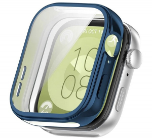 gigapack Szilikon keret (BUMPER, &uuml;t&eacute;s&aacute;ll&oacute;) S&Ouml;T&Eacute;TK&Eacute;K Huawei Watch Fit 3 " csomagol&aacute;s" (GP-158450)