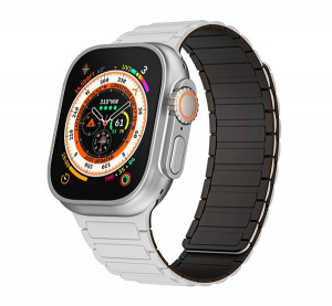 gigapack P&oacute;tsz&iacute;j (egyedi m&eacute;ret, kicsi, szilikon, 3D, m&aacute;gneses) FEH&Eacute;R/FEKETE Apple Watch Series 10 42mm / Watch Series 5 40mm / Watch Series 4 40mm " c