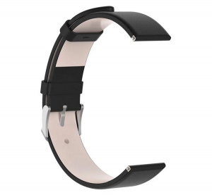 gigapack P&oacute;tsz&iacute;j (egyedi m&eacute;ret, 18mm, val&oacute;di bőr) FEKETE Garmin Venu 2S / Huawei Watch Fit / Huawei Watch " csomagol&aacute;s" (GP-134116)