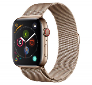 Devia ELEGANT p&oacute;tsz&iacute;j (egyedi m&eacute;ret, kicsi, f&eacute;m, mil&aacute;n&oacute;i sz&iacute;j, m&aacute;gneses) ARANY Apple Watch Series 10 42mm / Watch Series SE 40mm / Watch Series SE 2 4