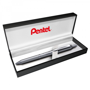 Pentel Rollertoll 0,35mm, f&eacute;m ez&uuml;st test,  Energel , &iacute;r&aacute;ssz&iacute;n k&eacute;k (BL407-A)