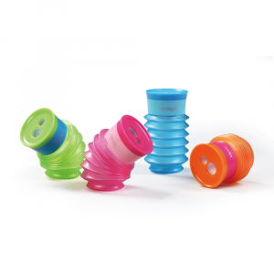 Keyroad Hegyező 2 lyuk&uacute; tart&aacute;lyos 12 db/display  Stretchy vegyes sz&iacute;nek (KR971287)