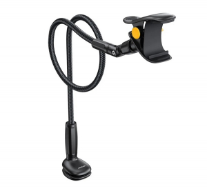 JOYROOM asztali tart&oacute; (univerz&aacute;lis, &aacute;ll&iacute;that&oacute; kar, 4 - 7" m&eacute;retig) FEKETE (JR-ZS389)