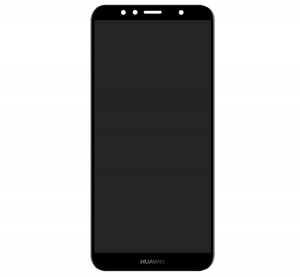 Huawei LCD kijelző + érintőpanel FEKETE  Y6 Prime (2018) / Y6 (2018) "Gigapack csomagolás" (98-23057-6495B)