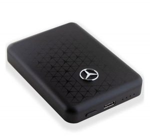 CG MOBILE MERCEDES-BENZ v&eacute;szt&ouml;ltő Type-C aljzat (5000mAh, 15W, MagSafe) FEKETE (MEPB5KMESTK)