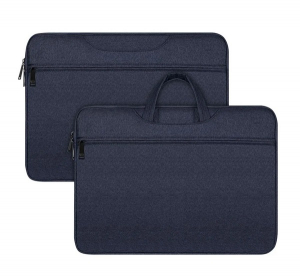 Dux Ducis LBTC kézitáska álló LAPTOP/NOTEBOOK/TABLET (univerzális, textil, kézpánt, 13-13.9" méret) SÖTÉTKÉK (GP-157352)