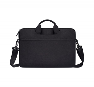 Devia JUSTYLE k&eacute;zit&aacute;ska &aacute;ll&oacute; LAPTOP/NOTEBOOK/TABLET (univerz&aacute;lis, textil, k&eacute;zp&aacute;nt, 13-14.2" m&eacute;ret) FEKETE (GP-165950)