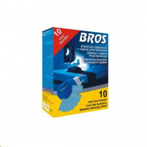 BROS Szúnyogriasztó + 10 lapka (B010)