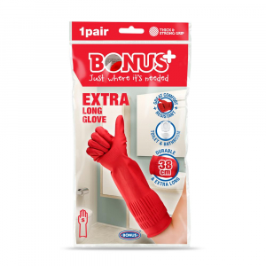 Bonus Gumikesztyű extra hosszú 38 cm-es hossz S HoReCa + (B043)