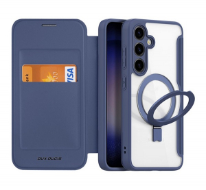 Dux Ducis SKIN X PRO tok &aacute;ll&oacute;, bőr hat&aacute;s&uacute; (FLIP, oldalra ny&iacute;l&oacute;, RFID, kit&aacute;maszt&oacute;, MagSafe) S&Ouml;T&Eacute;TK&Eacute;K Samsung Galaxy S24 Plus (SM-S926) (GP-155180)