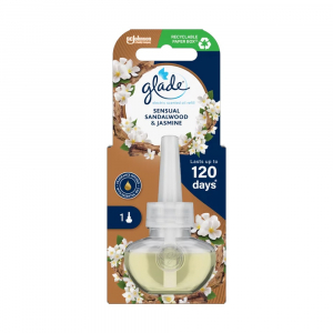 Glade L&eacute;gfriss&iacute;tő elektromos ut&aacute;nt&ouml;ltő 20 ml  Bali szant&aacute;lfa &eacute;s j&aacute;zmin (7721_C56773)