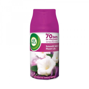 Air Wick L&eacute;gfriss&iacute;tő spray ut&aacute;nt&ouml;ltő 250 ml  Freshmatic B&aacute;rsonyos Szat&eacute;n & liliom (42962581_C56783)