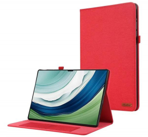 gigapack Tok &aacute;ll&oacute;, bőr hat&aacute;s&uacute; (FLIP, oldalra ny&iacute;l&oacute;, asztali tart&oacute;, textil hat&aacute;s) PIROS Huawei MatePad Pro 12.2 " csomagol&aacute;s" (GP-164657)