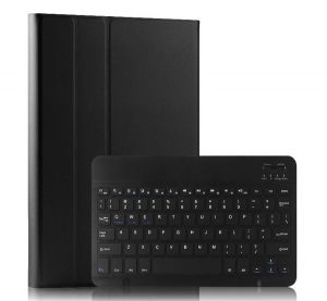 gigapack Tok &aacute;ll&oacute;, bőr hat&aacute;s&uacute; (FLIP, bluetooth billentyűzet, asztali tart&oacute;, QWERTY, angol nyelvű) FEKETE Apple IPAD Air 2022 / IPAD Air 2020 (Air 4) (