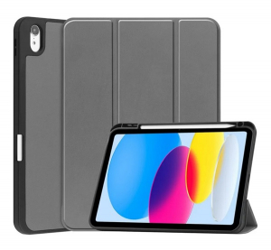 gigapack Tok &aacute;ll&oacute;, bőr hat&aacute;s&uacute; (akt&iacute;v FLIP, oldalra ny&iacute;l&oacute;, TRIFOLD, asztali tart&oacute;, ceruza tart&oacute;) S&Ouml;T&Eacute;TSZ&Uuml;RKE Apple IPAD 11 (2025) / IPAD 10.9 (2022) "