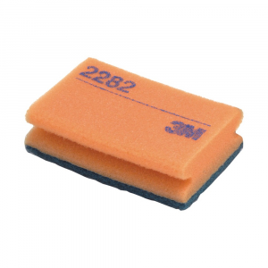Mosogat&oacute;szivacs k&eacute;zk&iacute;m&eacute;lő 3MScotch-Brite narancs-k&eacute;k_2282 (3M7000097768)