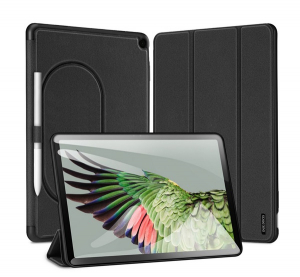Dux Ducis DOMO tok &aacute;ll&oacute;, bőr hat&aacute;s&uacute; (akt&iacute;v FLIP, oldalra ny&iacute;l&oacute;, TRIFOLD, asztali tart&oacute;, ceruza tart&oacute;) FEKETE Google Pixel Tablet (GP-147305)