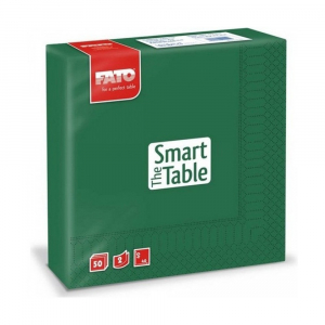Fato Szalvéta 2 rétegű 33 x 33 cm 50 lap/cs  Smart Table erdőzöld_ (82622300)
