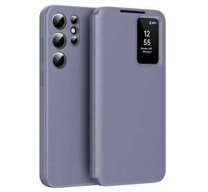 gigapack Tok &aacute;ll&oacute; (akt&iacute;v FLIP, oldalra ny&iacute;l&oacute;, Smart View Cover) LILA Samsung Galaxy S23 Ultra (SM-S918) " csomagol&aacute;s" (GP-166917)