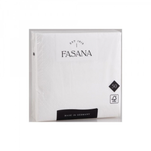 Fasana Lunch Szalv&eacute;ta 3 r&eacute;tegű 1/4 hajt&aacute;s lapm&eacute;ret: 33 x 33 cm 50 db/csomag  feh&eacute;r (74901_228625)