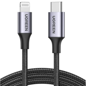 UGREEN USB-C-Lightning PD, Fast Charging k&aacute;bel 1m fekete (60759)