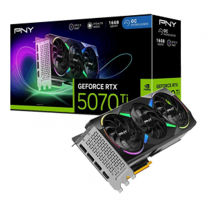 PNY GeForce RTX 5070 Ti 16GB EPIC-X RGB Triple Fan OC videókártya (VCG5070T16TFXXPB1-O)