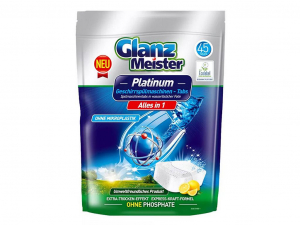 Glanz Meister PLATINUM MOSOGATÓGÉP TABLETTA 45DB ECO LABEL (GA5960)