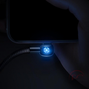 Mcdodo kábel Woodpecker USB - USB-C 1.0 m fekete  automatikus kikapcsolás (CA-5920)
