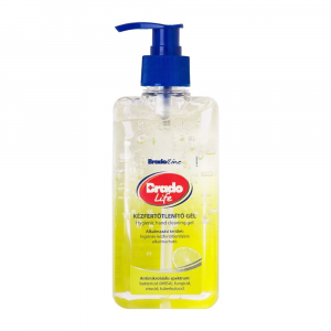 Brado K&eacute;z- &eacute;s bőrfertőtlen&iacute;tő g&eacute;l pump&aacute;s 500 ml life citrom (15463)