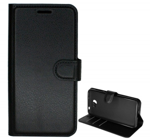 gigapack Tok &aacute;ll&oacute;, bőr hat&aacute;s&uacute; (FLIP, oldalra ny&iacute;l&oacute;, asztali tart&oacute;, pr&eacute;mium) FEKETE Huawei Y6 II Compact / Y5 II (Y5-2) " csomagol&aacute;s" (GP-64648)