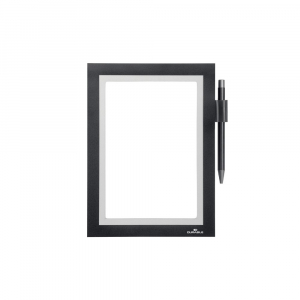 Durable Inf&oacute;keret A5, &ouml;ntapad&oacute; h&aacute;tlap, m&aacute;gneses z&aacute;r&oacute;d&aacute;s Duraframe Note fekete (499401)