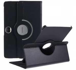 gigapack Tok &aacute;ll&oacute;, bőr hat&aacute;s&uacute; (FLIP, asztali tart&oacute;, 360&deg;) FEKETE Honor Pad 9 " csomagol&aacute;s" (GP-155623)