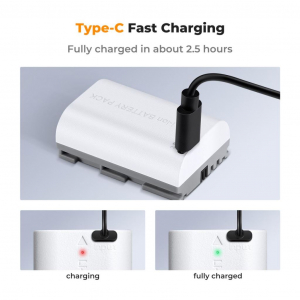 K&F Concept LP-E6NH akkumul&aacute;tor 2250mAh 2db (KF-28-0033S1)