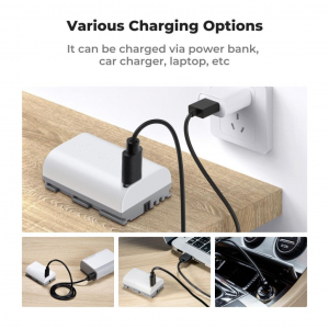 K&F Concept LP-E6NH akkumul&aacute;tor 2250mAh 2db (KF-28-0033S1)