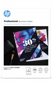HP Professzion&aacute;lis f&eacute;nyes &uuml;zleti pap&iacute;r - 150 lap 180g (Eredeti) (3VK91A)