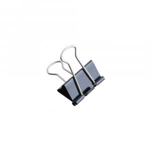 Fornax Binderkapocs 15mm, 12 db/doboz,  fekete (306092)