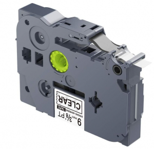 Ut&aacute;ngy&aacute;rtott BROTHER TZeS121 szalagkazetta 9mm x 8m &aacute;tl&aacute;tsz&oacute; alapon fekete (TZeS121FU)