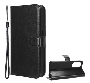 gigapack Tok &aacute;ll&oacute;, bőr hat&aacute;s&uacute; (FLIP, oldalra ny&iacute;l&oacute;, asztali tart&oacute;, k&aacute;rtyazseb, pr&eacute;mium + k&eacute;zp&aacute;nt) FEKETE ZTE Blade V40s " csomagol&aacute;s" (GP-34241)