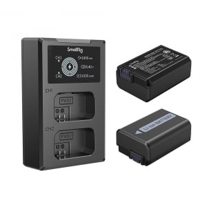 SmallRig NP-FW50 Camera Battery and Charger Kit (3818)