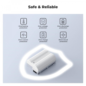 K&F Concept EN-EL15C akkumulátor 2600mAh, USB-C csatlakozóval (KF-28-0041)