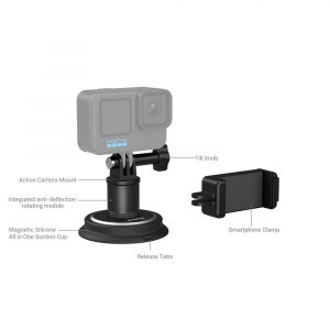SmallRig Suction Cup Mounting Support for Action Cameras (4347)