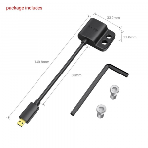 SmallRig Ultra Slim 4K HDMI Adapter Cable (D to A) (3021)