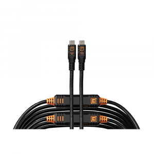 Tether Tools TetherPro Optima 10G USB-C, 9.4m, Straight to Straight (fekete) (CUC31G2-BLK)